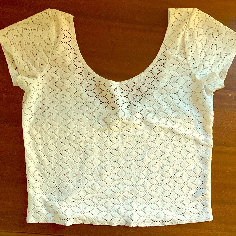 White Crop Top